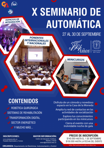 X Seminario de Automática.