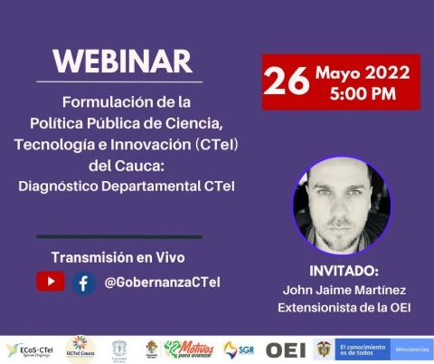 Formulación de la política pública de Ciencia, Tecnología e Innovación (CTeI) 