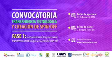 Convocatoria Transferencia Tecnológica y Creación de Spin-Off